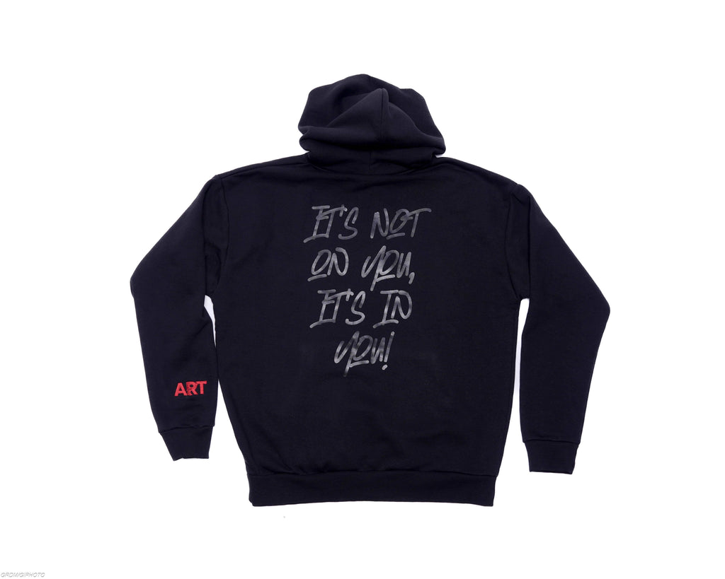 PRE-ORDER - OG Black Embroidery - It's Not On You, It's In You - Glossy Black Back
