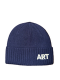 Thoughts Become Things Skully - Navy with White Embroidery